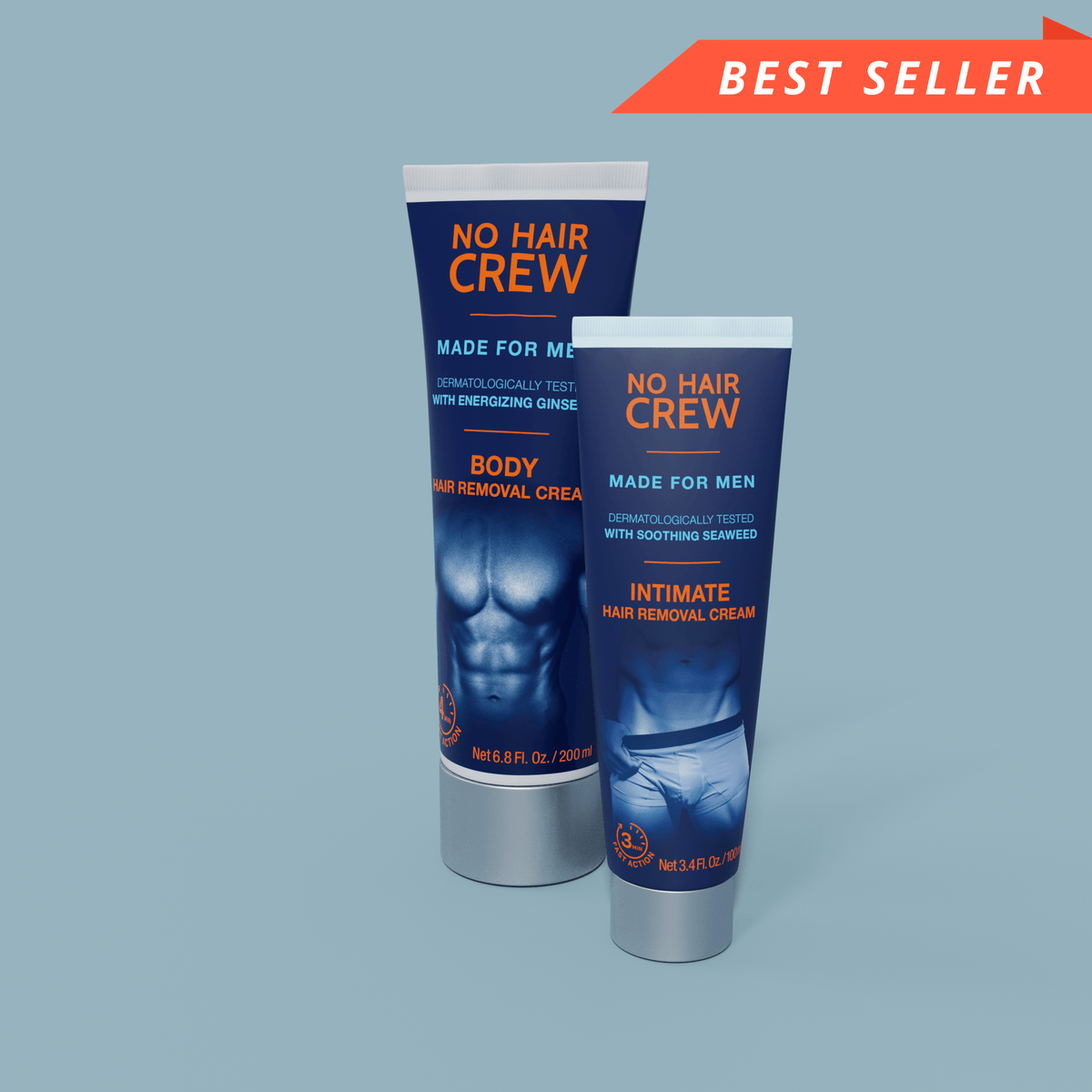 BODY INTIMATE Hair Removal Cream Formulated for Men No Hair