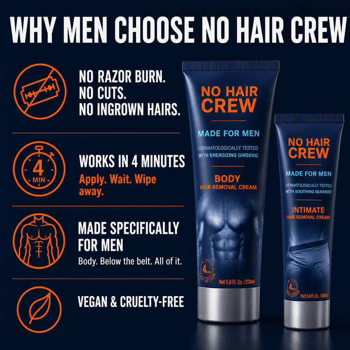 BODY + INTIMATE Hair Removal Cream | Full Body Bundle