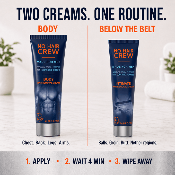 BODY + INTIMATE Hair Removal Cream | Full Body Bundle
